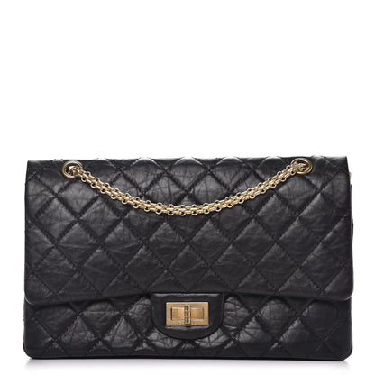 Chanel Aged Calfskin Quilted 2.55 Reissue 227 Flap Black 1 of 8