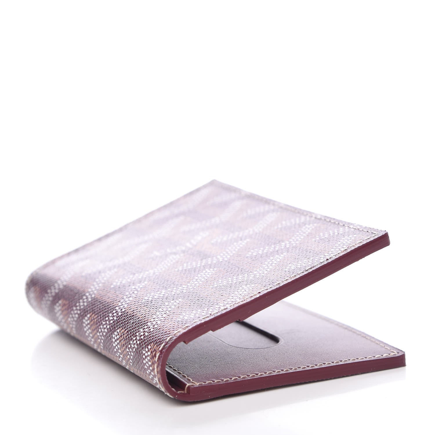 Goyard Goyardine Saint Marc Folding Card Case Bordeaux 4 of 7