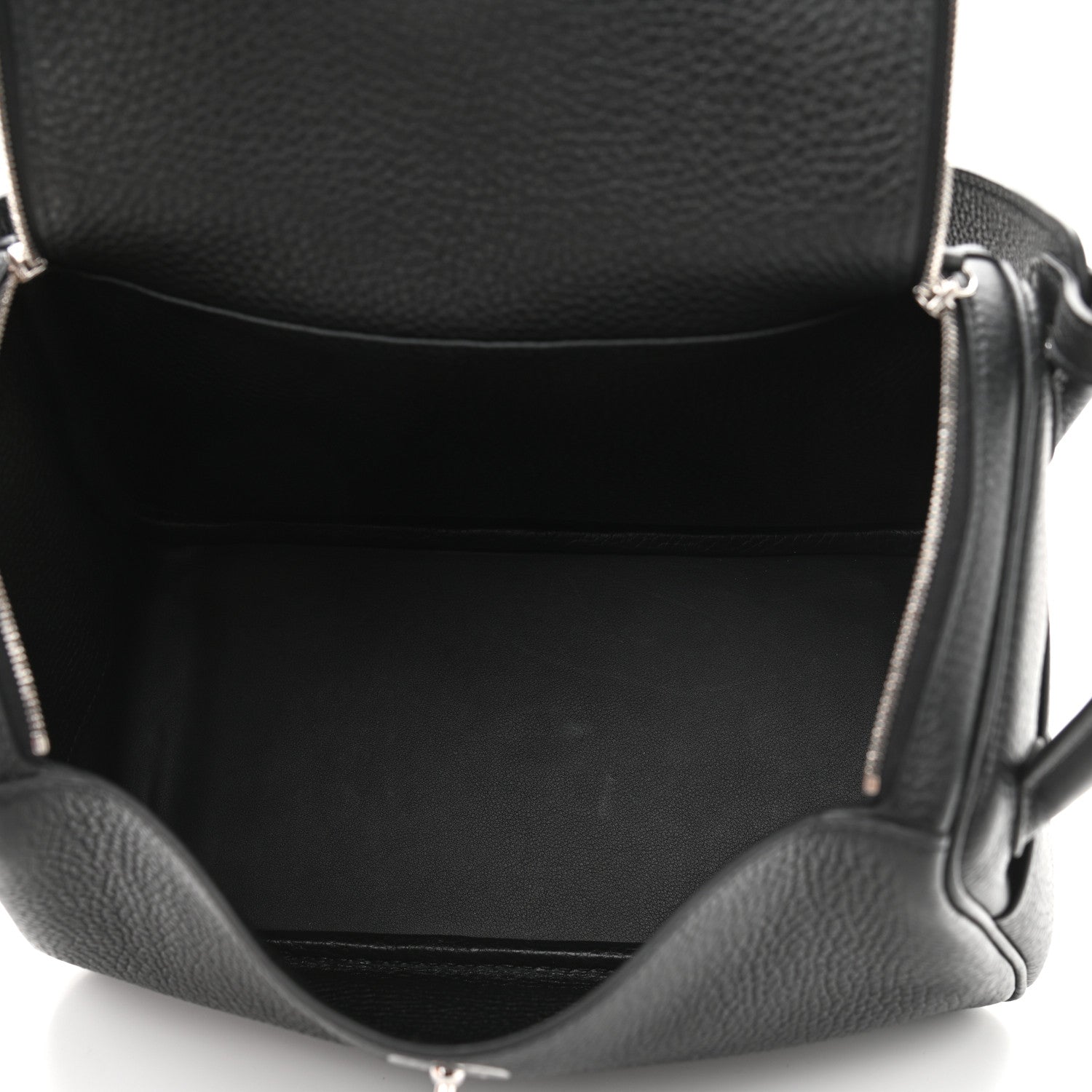Hermes Taurillon Clemence Lindy 26 Black 4 of 12