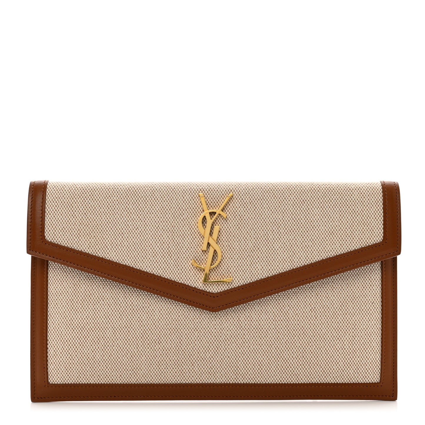 Canvas Uptown Pouch Natural Beige Brick
