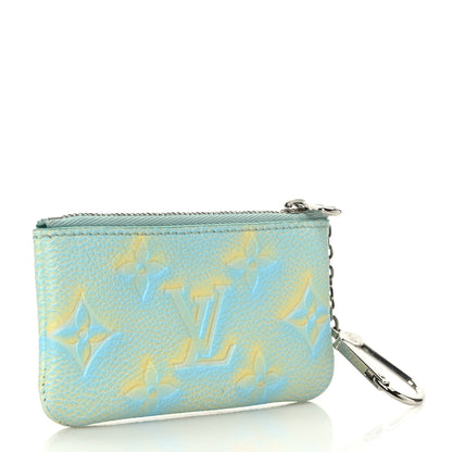 Louis Vuitton Empreinte Monogram Summer Stardust Key Pouch Water Green 3 of 8