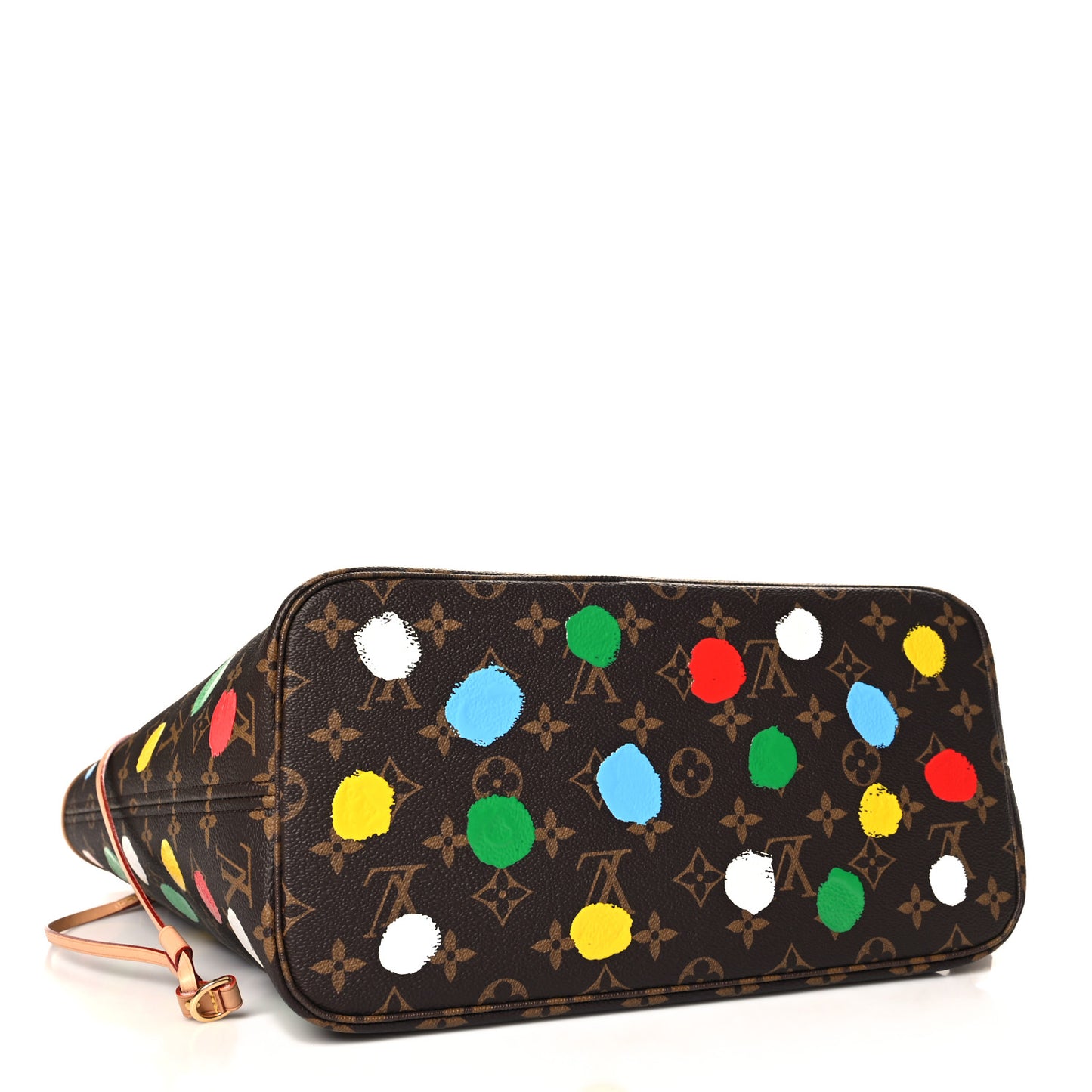 LV X YK Monogram Dots Neverfull MM