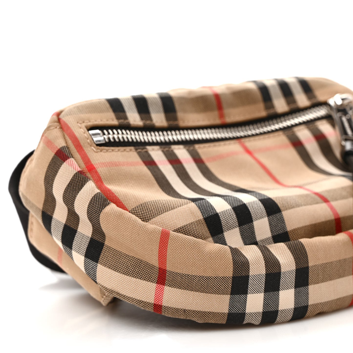 Nylon Vintage Check Small Cannon Bum Bag Archive Beige