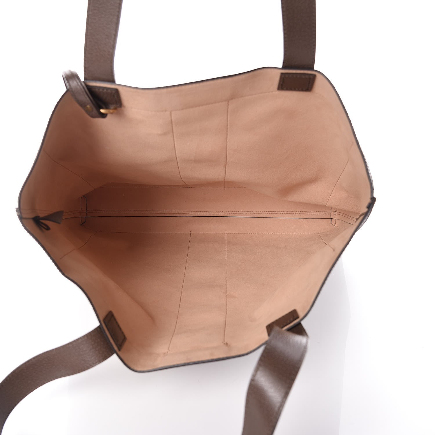 Gucci GG Supreme Monogram Web Large Ophidia Vertical Shopping Tote Brown 5 of 9