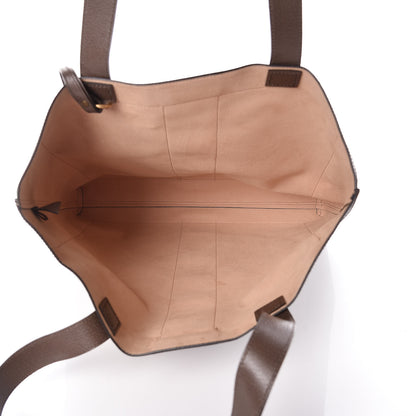 Gucci GG Supreme Monogram Web Large Ophidia Vertical Shopping Tote Brown 5 of 9