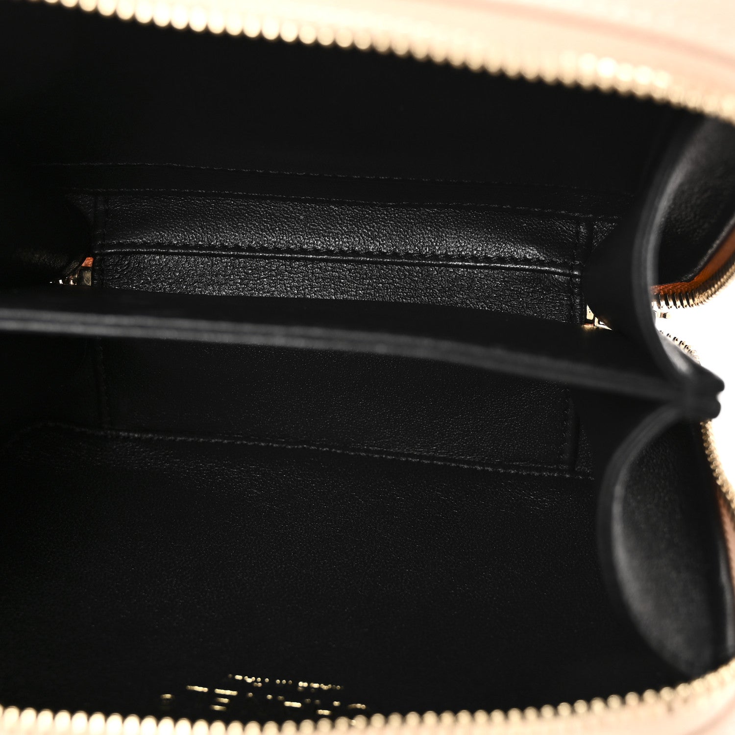 Chanel Caviar Quilted Small CC Filigree Vanity Case Beige Black 5 of 11