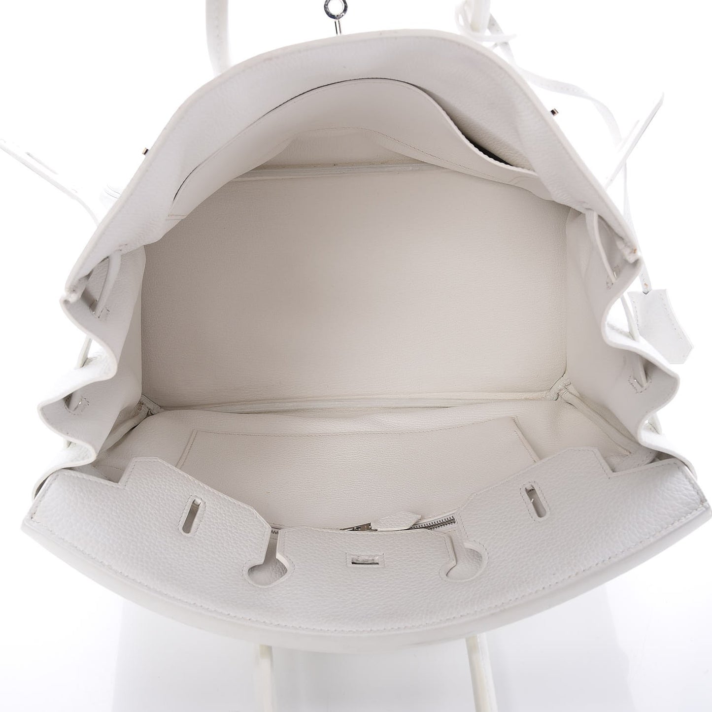 Taurillon Clemence Birkin 35 White