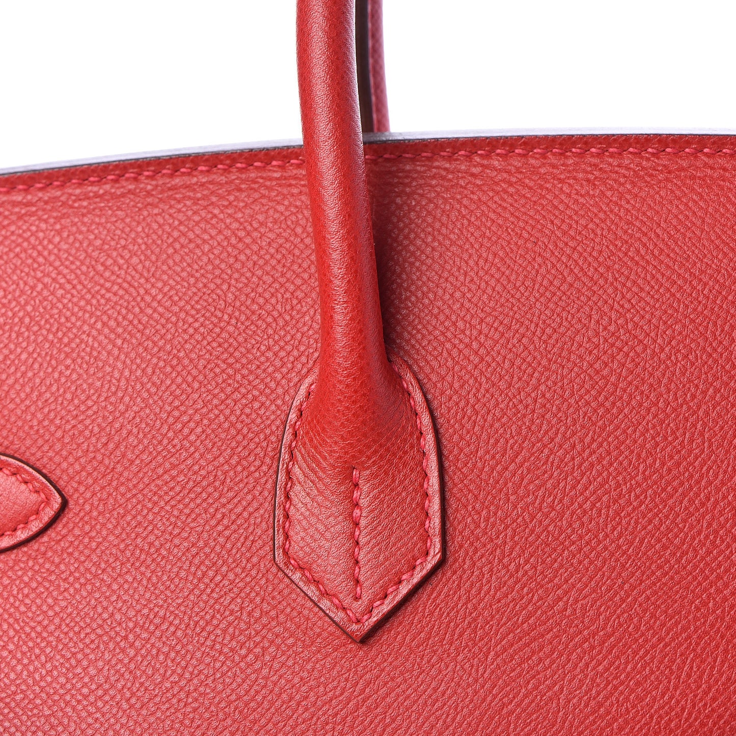 Epsom Birkin 35 Rouge Casaque