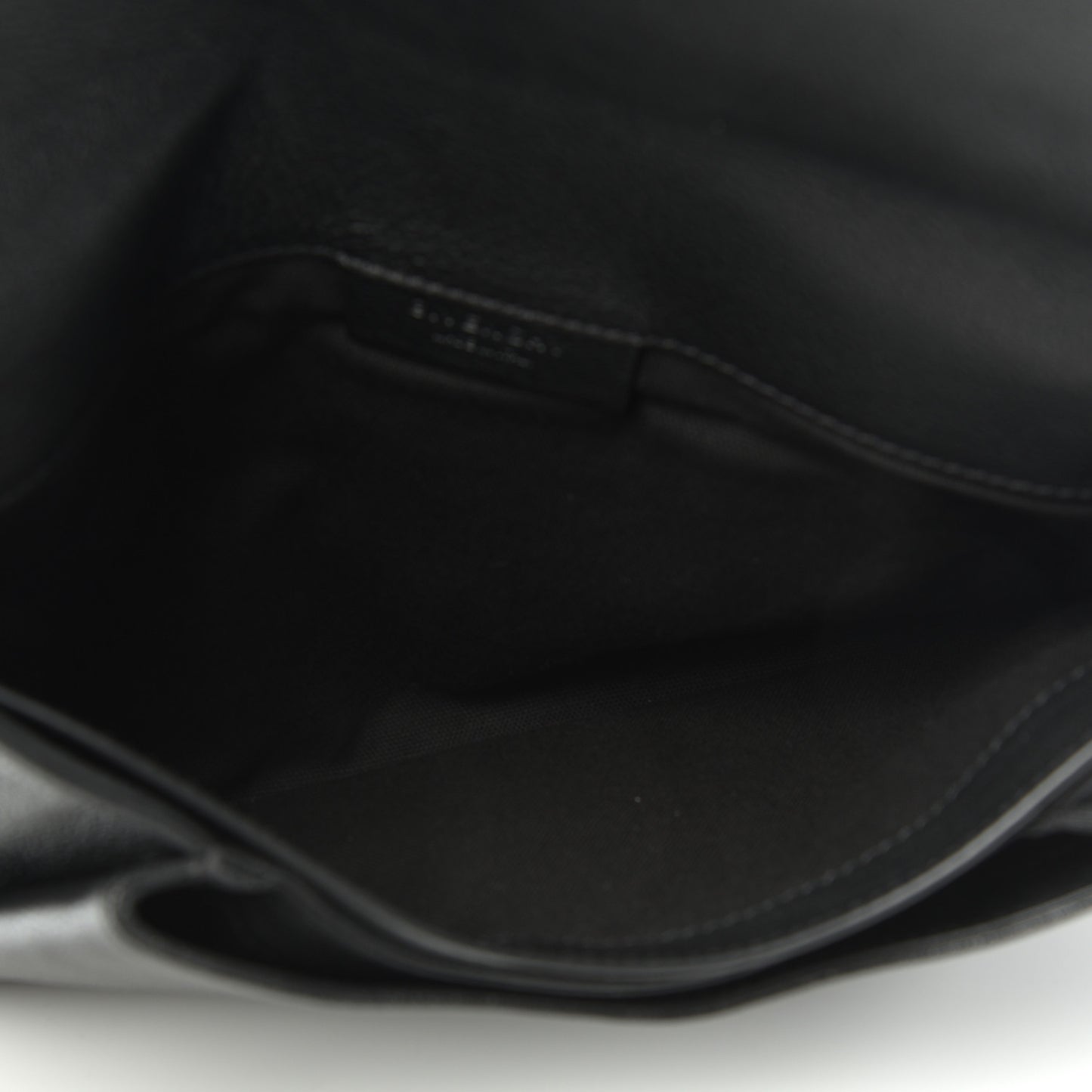 Sugar Goatskin Medium Antigona Envelope Clutch Black