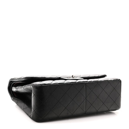 Chanel Lambskin Quilted Jumbo Double Flap Black 4 of 10