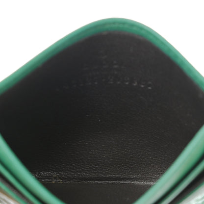 Gucci Calfskin Matelasse GG Marmont Card Holder Emerald Green 5 of 7