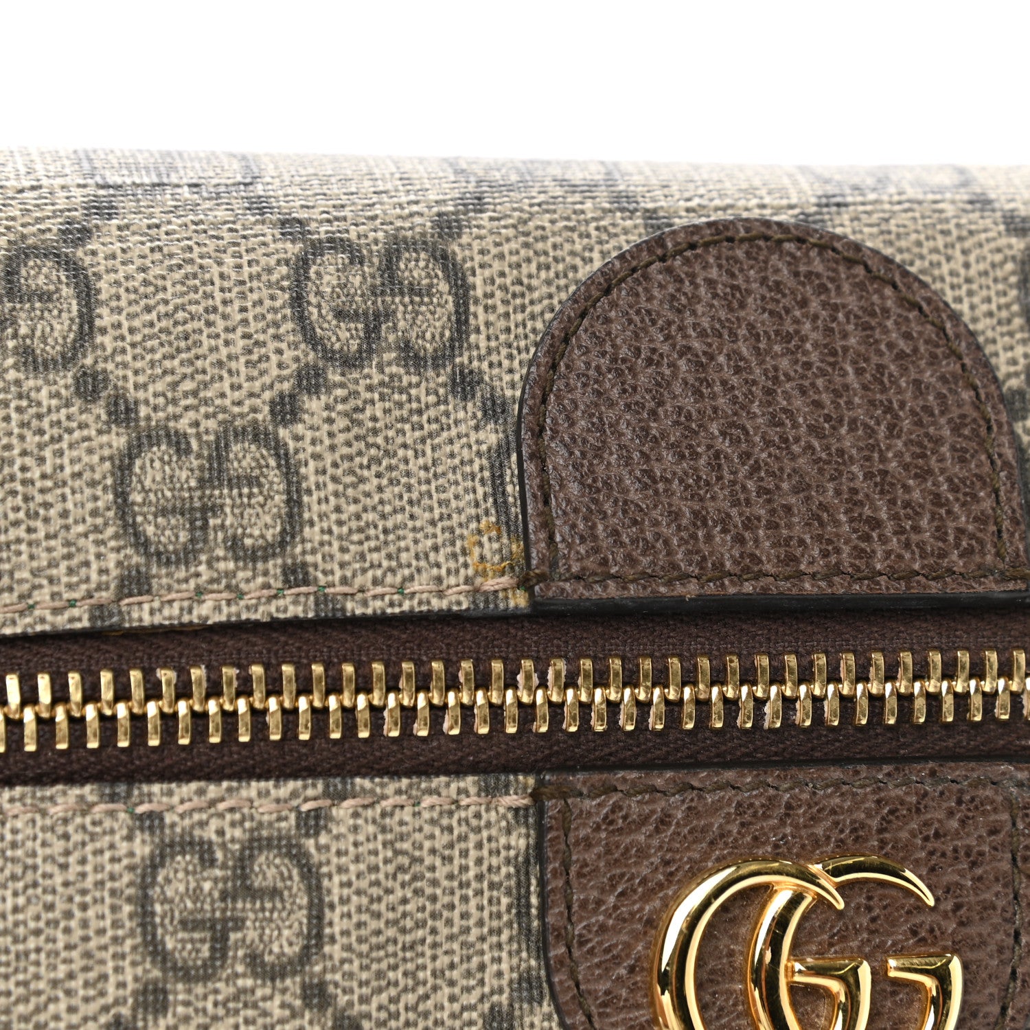 Gucci Soft GG Supreme Monogram Calfskin Medium Ophidia Cosmetic Case Beige Ebony New Acero 9 of 9