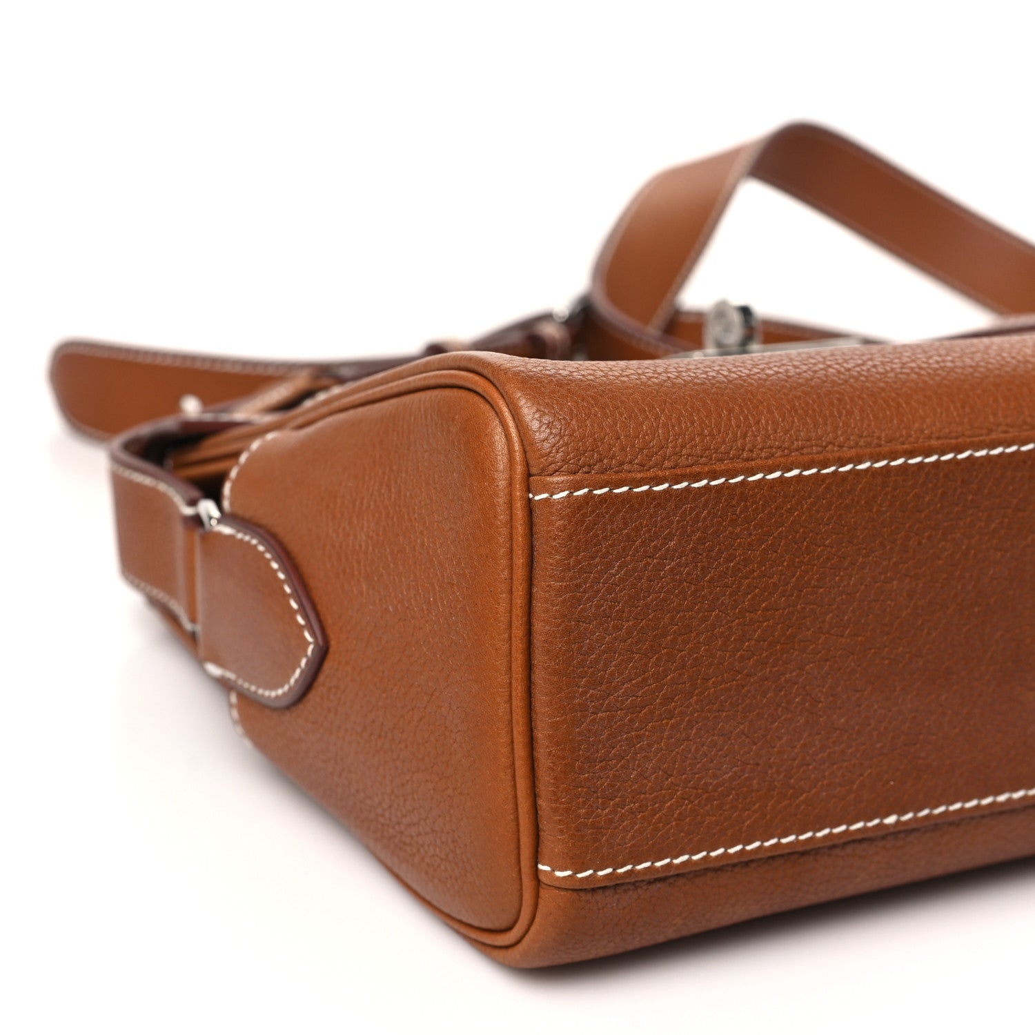 Hermes Barenia Faubourg Kelly Messenger PM Fauve 9 of 12