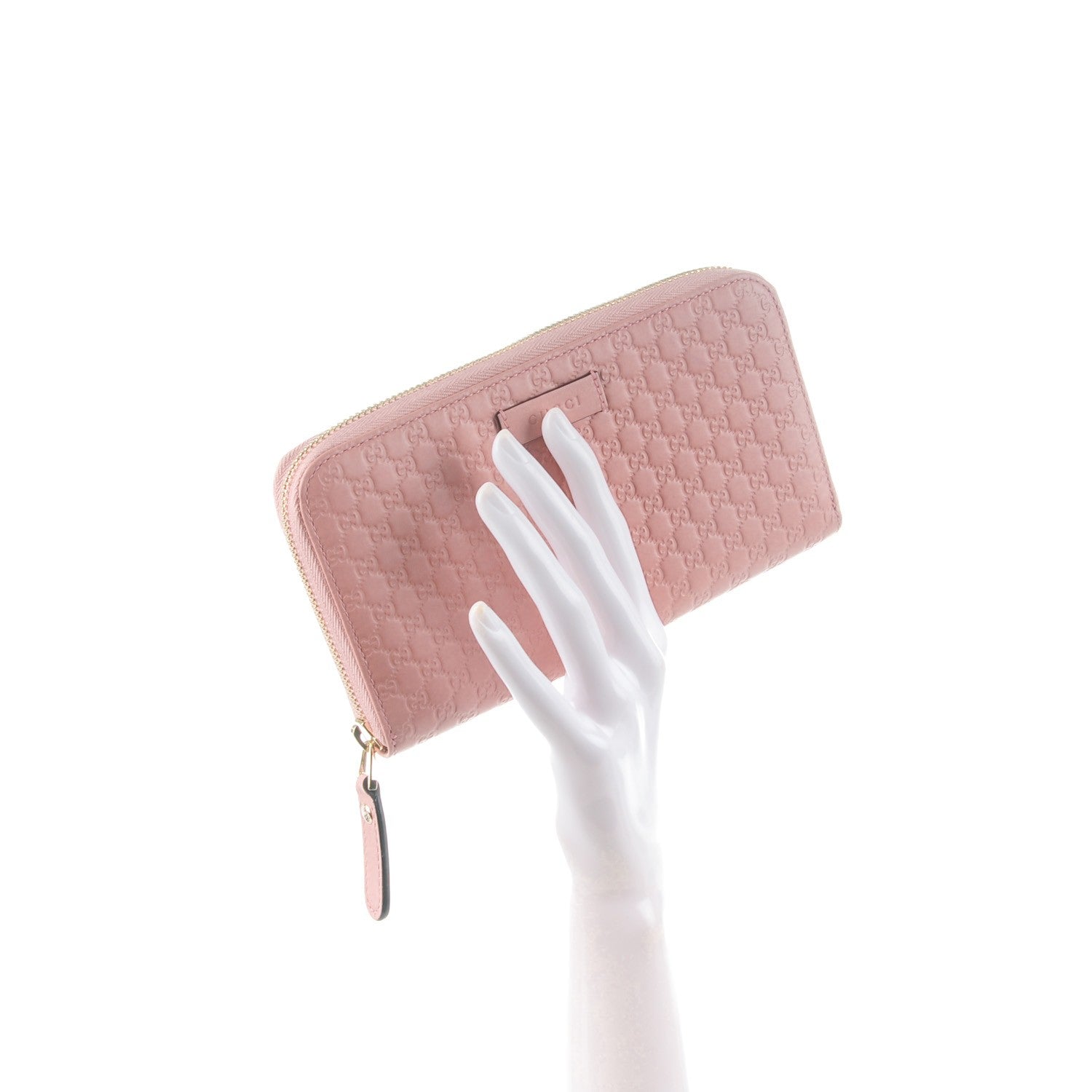 Gucci Microguccissima Zip Around Wallet Soft Pink 2 of 7