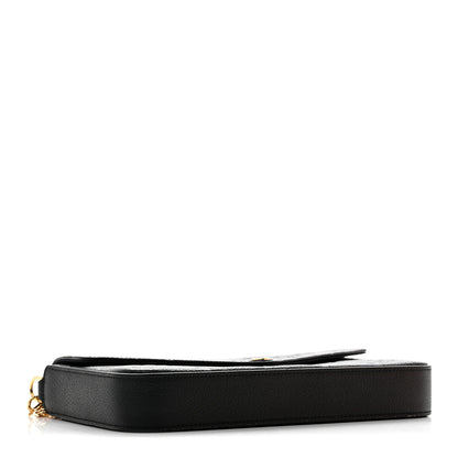 Louis Vuitton Empreinte Pochette Felicie Chain Wallet Black 5 of 12