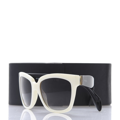 Prada Sunglasses SPR 07P Black White 8 of 8