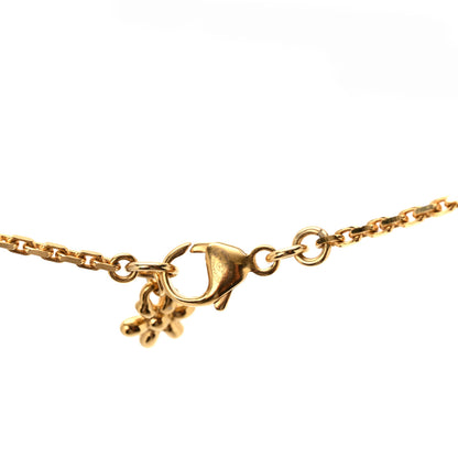 Chanel Crystal CC Flower Necklace Gold 5 of 7