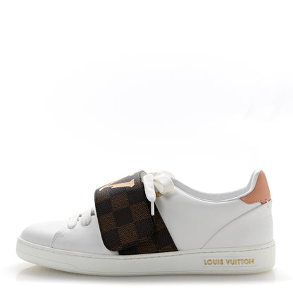 Louis Vuitton Damier Ebene Front Row Sneaker 37 White 1 of 10