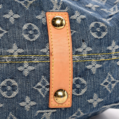 Louis Vuitton Denim Neo Cabby MM Blue 10 of 11