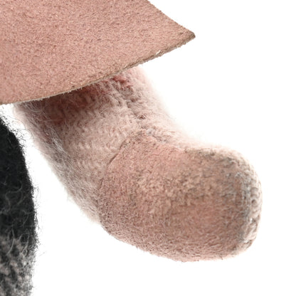 Burberry Cashmere House Check Thomas Rucksack Bear Bag Charm Ash Rose 4 of 6