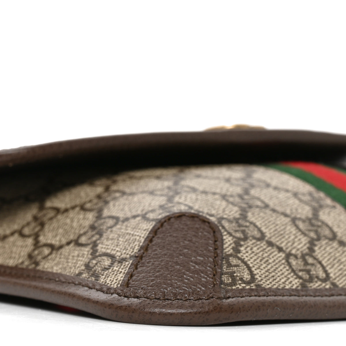 Gucci GG Supreme Monogram Web Small Ophidia Belt Bag Brown 8 of 9