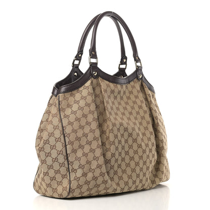 Gucci Monogram Large Sukey Tote Dark Brown 3 of 11