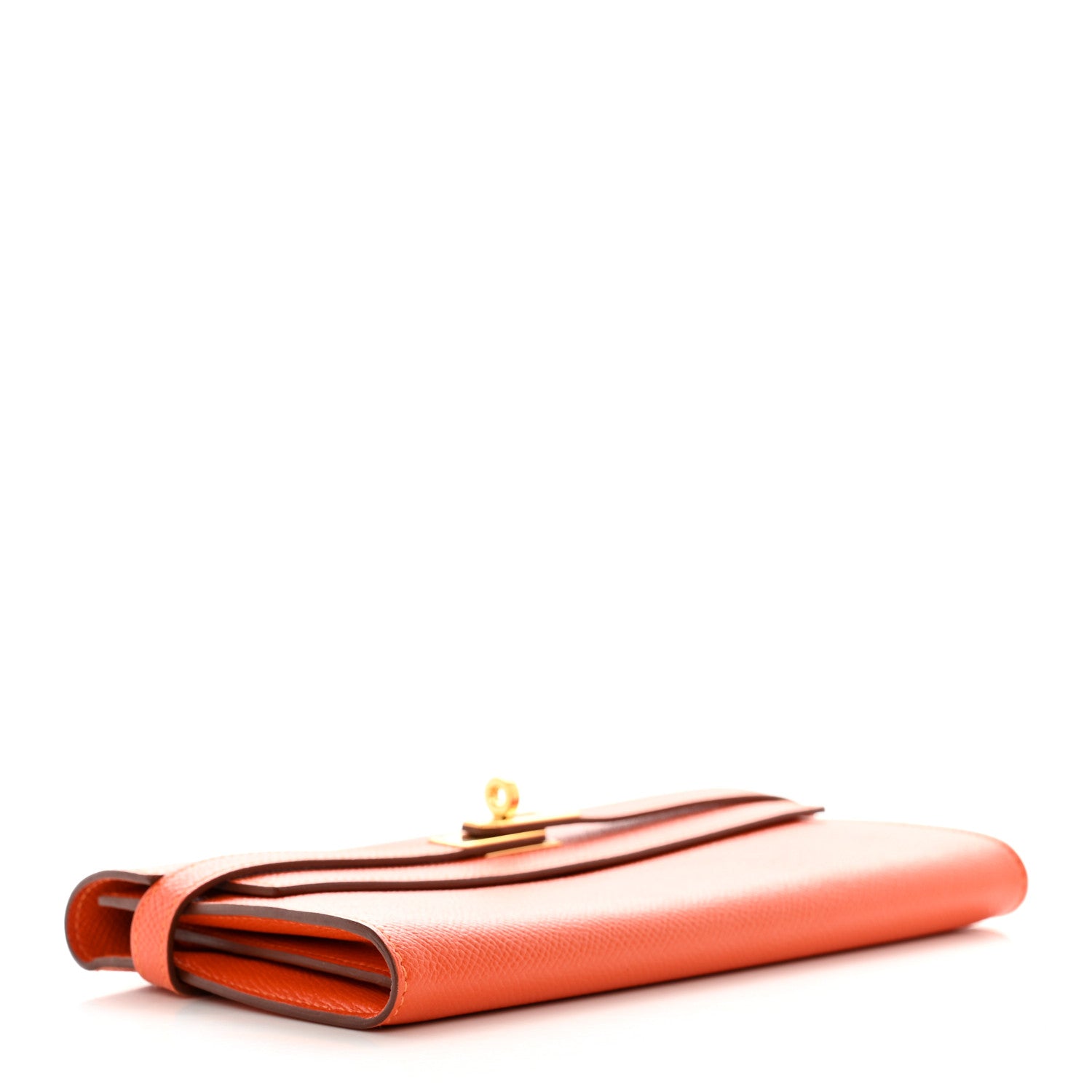 Hermes Epsom Kelly Longue Wallet Orange 4 of 10
