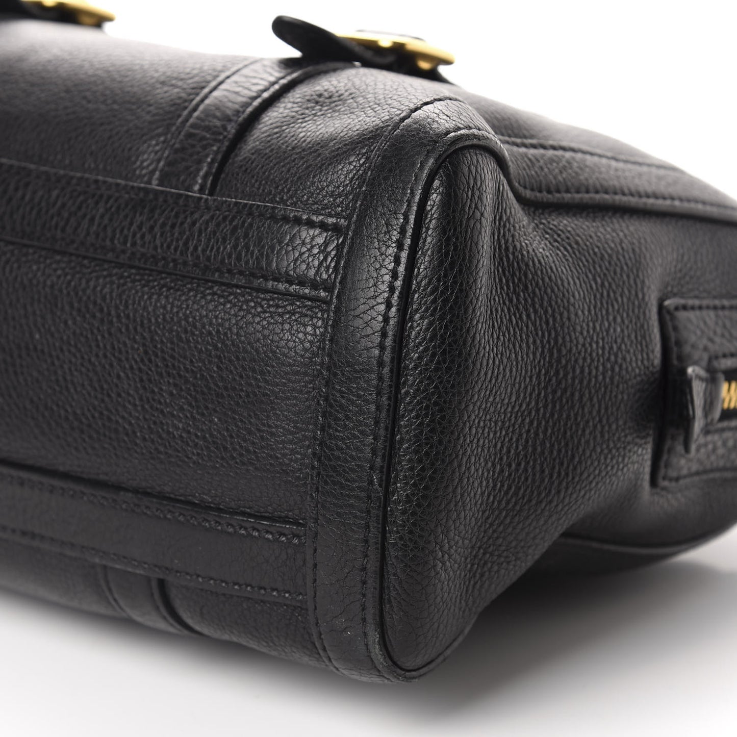 Vitello Daino Satchel Black