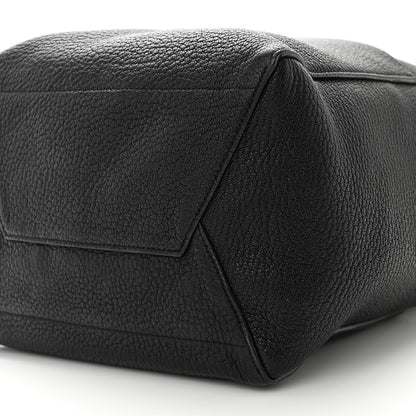 Celine Soft Grained Calfskin Sangle Bucket Bag Black 9 of 12