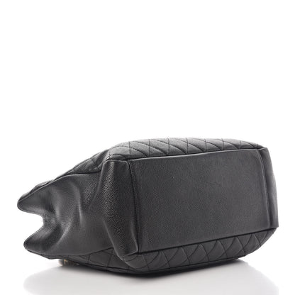 Chanel Caviar Quilted Grand Shopping Tote GST Black 4 of 11