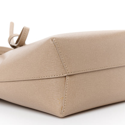 Mansur Gavriel Saffiano Mini Mini Bucket Bag Beige 8 of 9