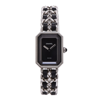 Chanel Stainless Steel Lambskin 20mm Chain Premiere Quartz Watch XL 1 of 6