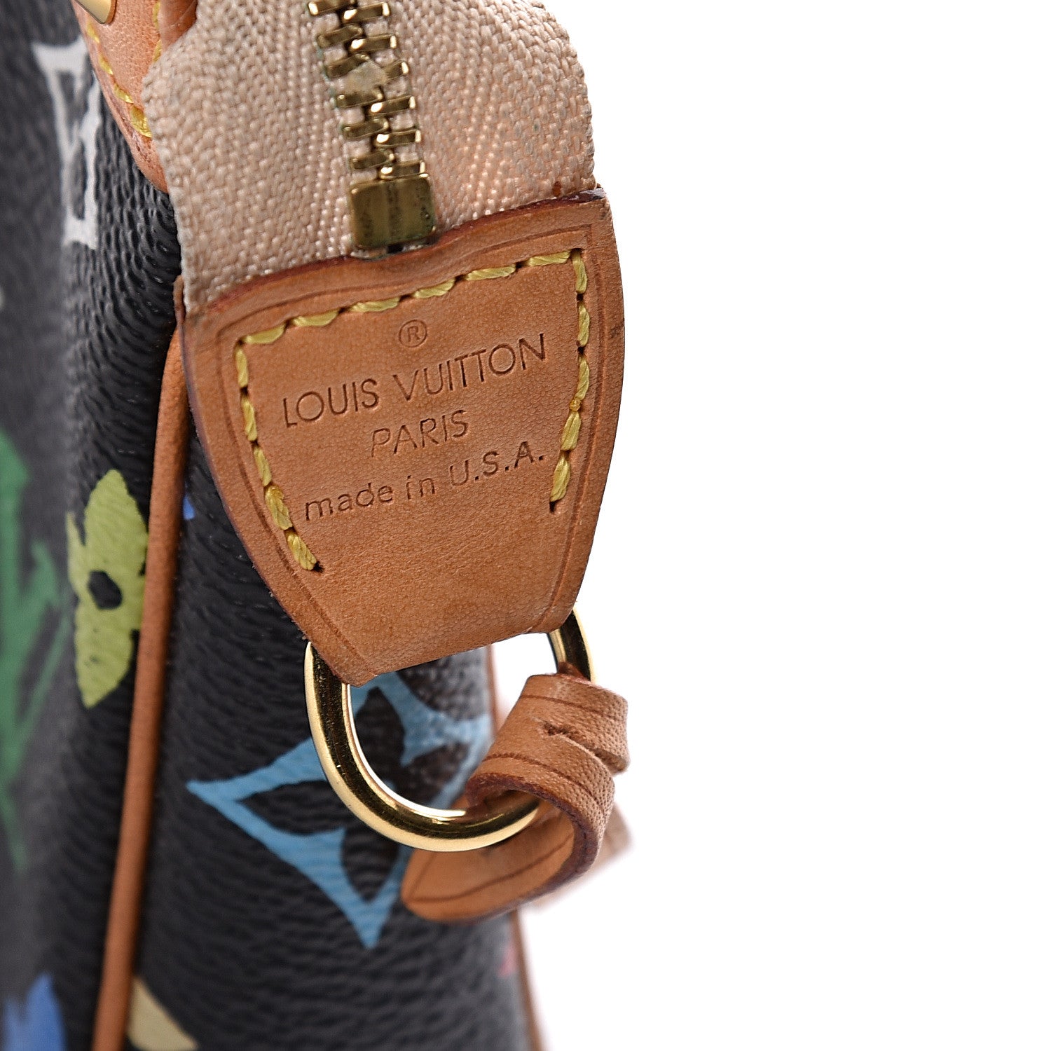 Louis Vuitton Monogram Multicolor Pochette Accessories Black 9 of 12