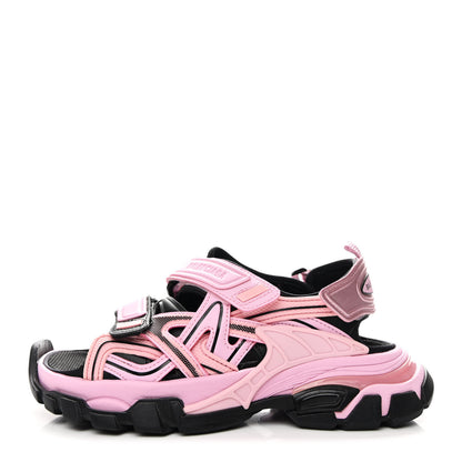 Balenciaga Rubber Neoprene Bi-Color Womens Track Sandals 37 Pink Black 1 of 9