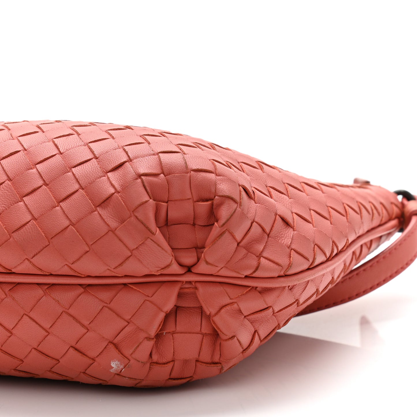 Nappa Intrecciato Crossbody Terracota