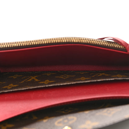 Louis Vuitton Monogram Emilie Wallet Red 4 of 10