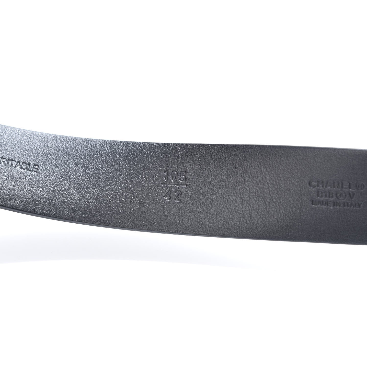 Chanel Calfskin CC Chain Belt 105 42 Black 4 of 8