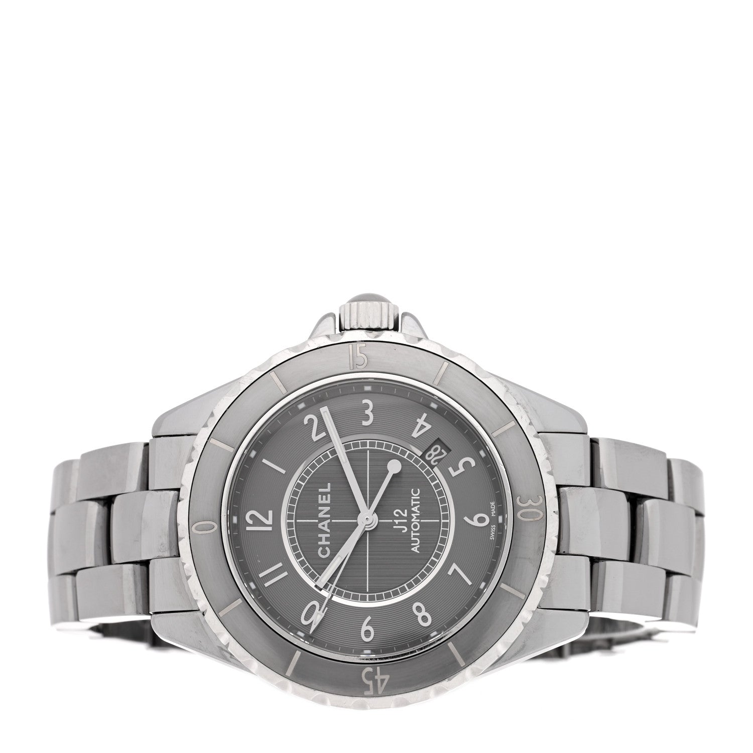 Chanel Titanium Ceramic 38mm J12 Chromatic Automatic Watch 2 of 4
