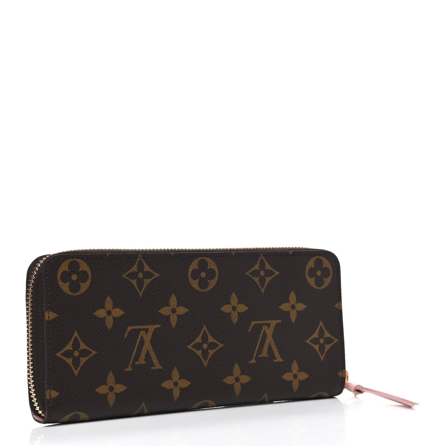 Louis Vuitton Monogram Clemence Wallet Rose Ballerine 2 of 4