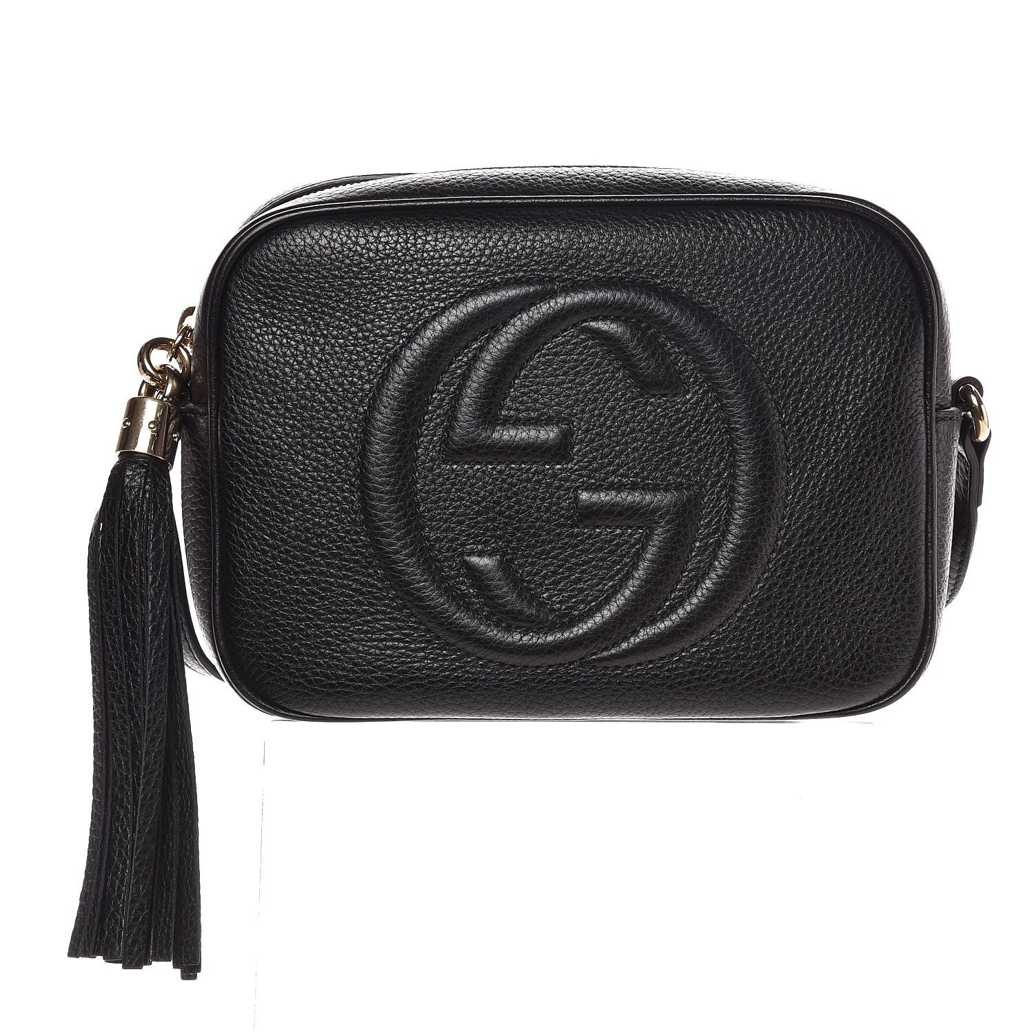 Gucci Pebbled Calfskin Small Soho Disco Bag Black 1 of 7