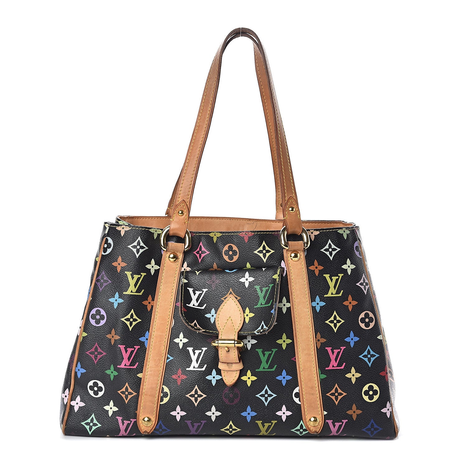 Louis Vuitton Monogram Multicolor Aurelia MM Black 1 of 10