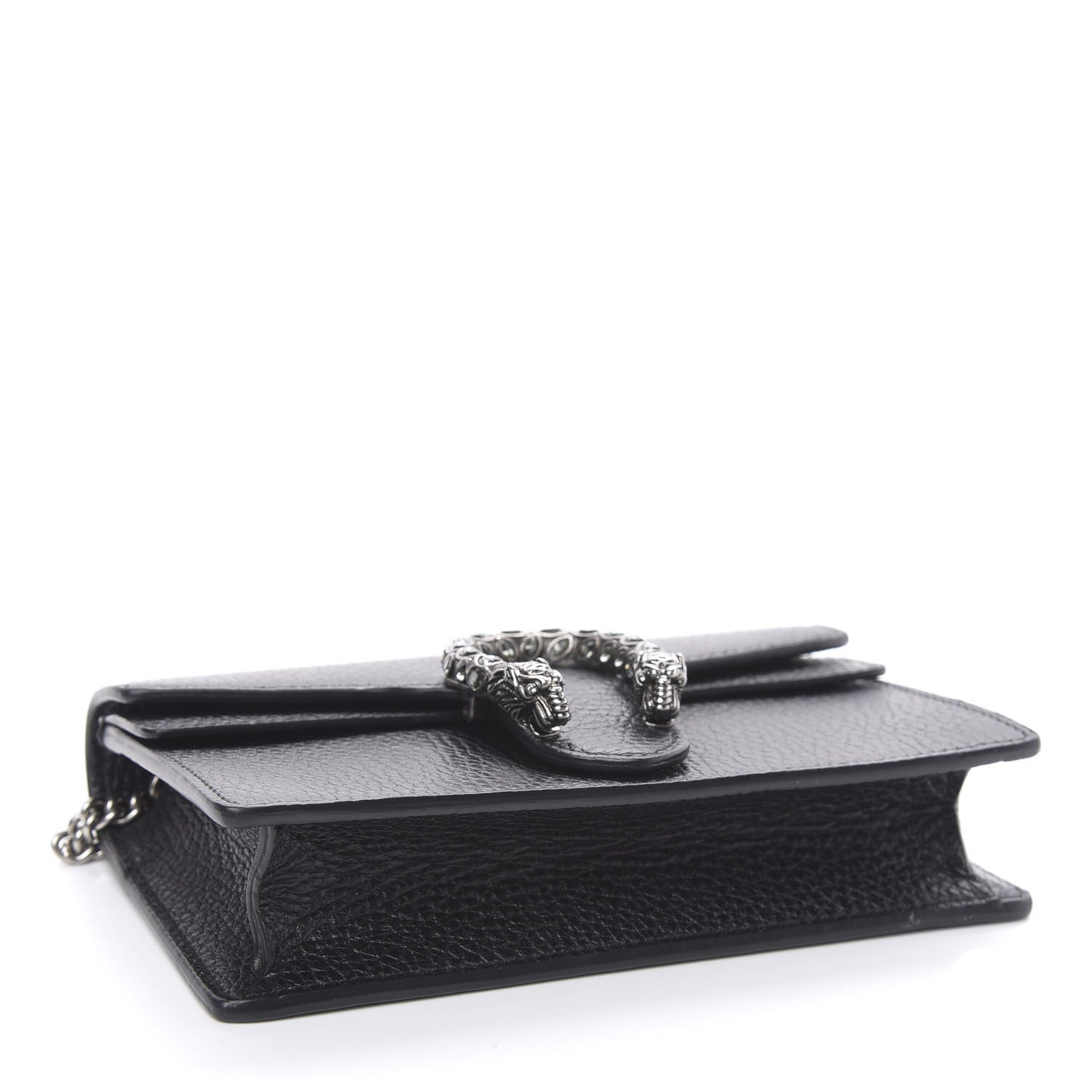Gucci Calfskin Super Mini Dionysus Shoulder Bag Black 4 of 10