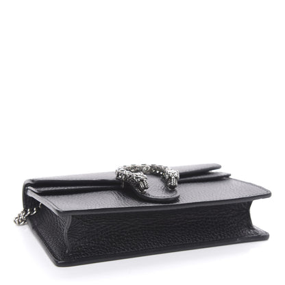 Gucci Calfskin Super Mini Dionysus Shoulder Bag Black 4 of 10