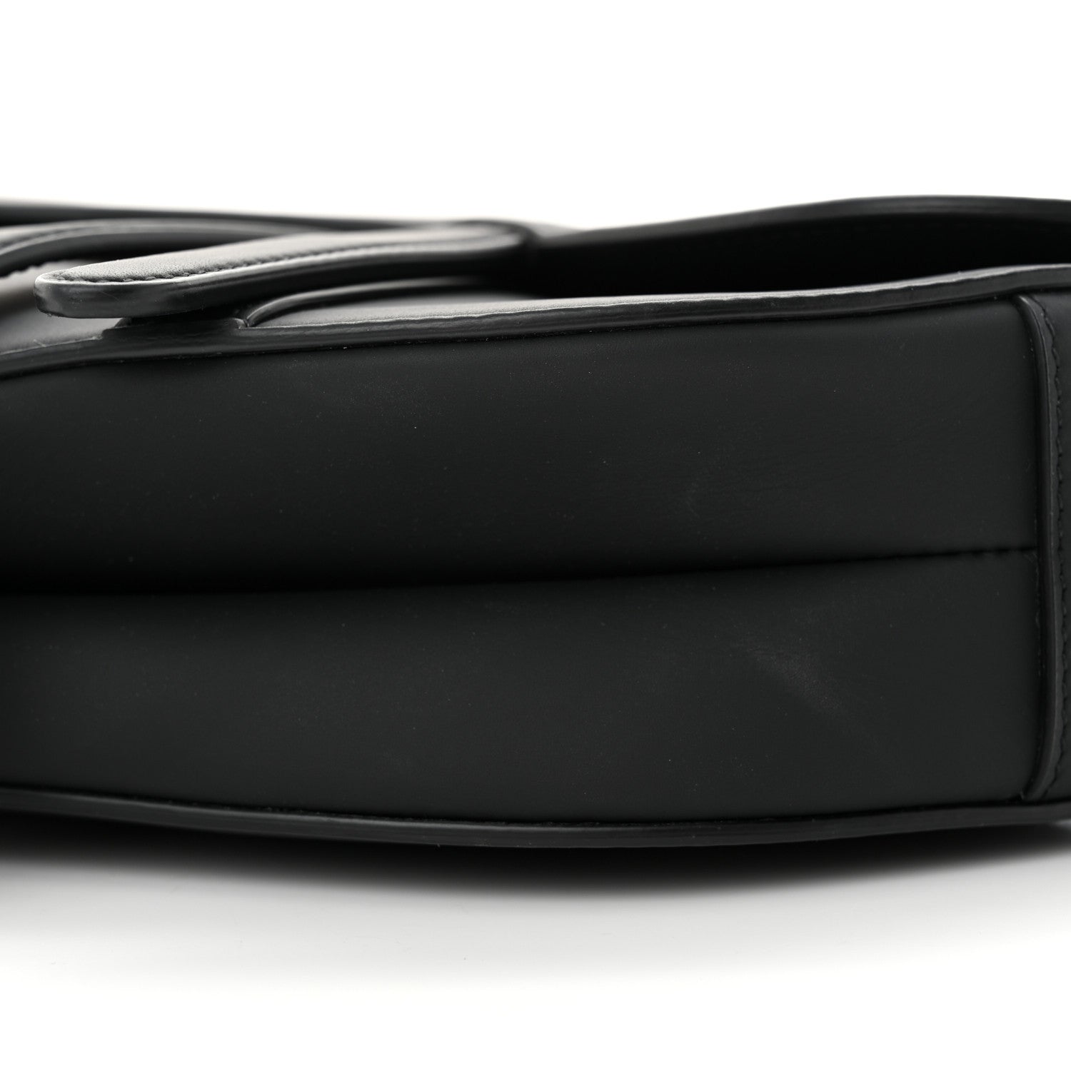 Christian Dior Ultra Matte Calfskin Saddle Bag Black 10 of 10
