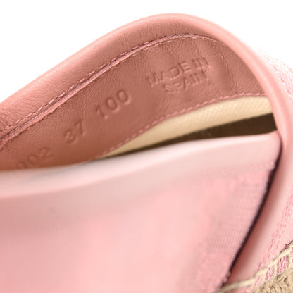 Gucci Monogram Espadrilles 37 Soft Pink 8 of 9