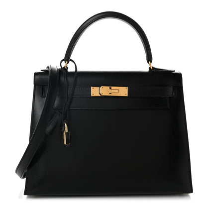 Hermes Box Kelly Sellier 28 Black 1 of 10