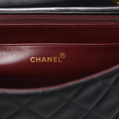 Chanel Lambskin Quilted XL Jumbo Single Flap Black 6 of 18