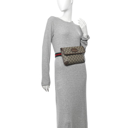 Gucci GG Supreme Monogram Neo Vintage Web Belt Bag Brown 2 of 11