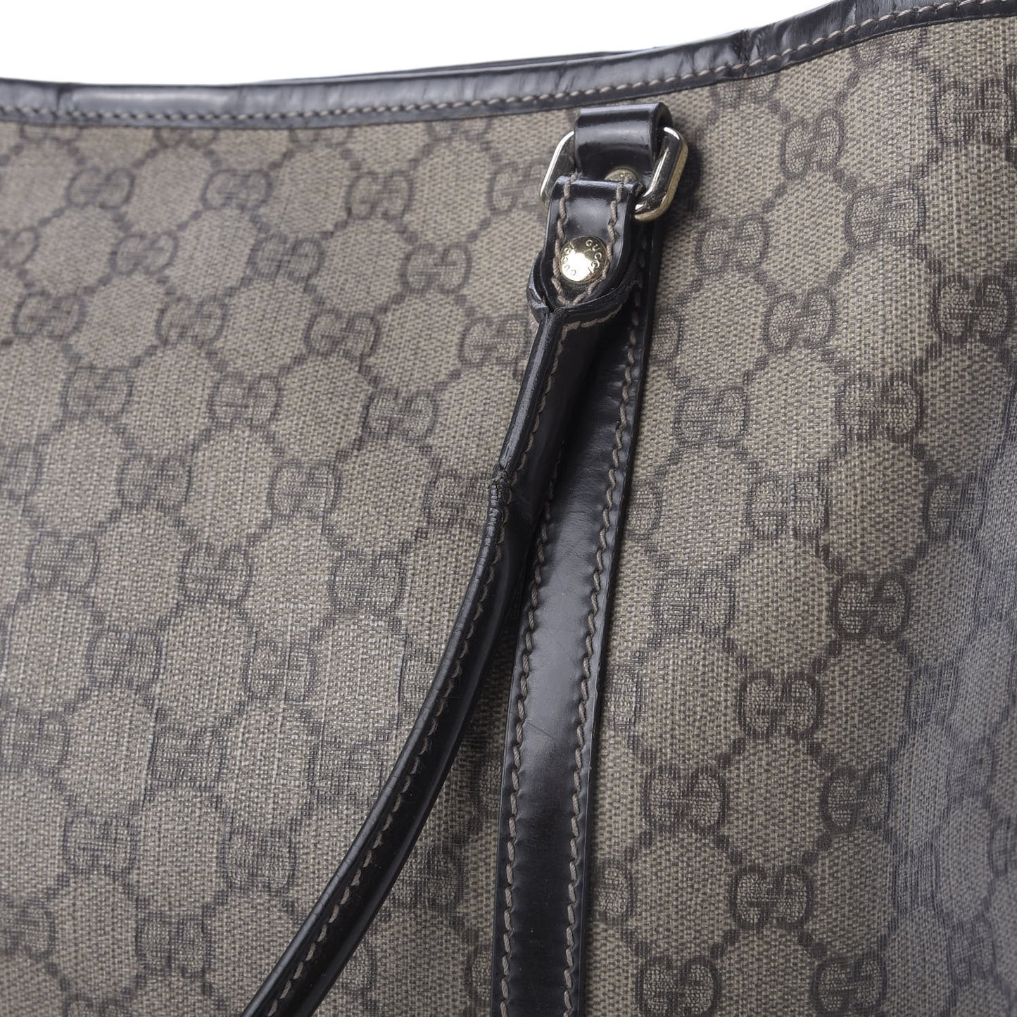 GG Plus Monogram Medium Joy Tote Dark Brown