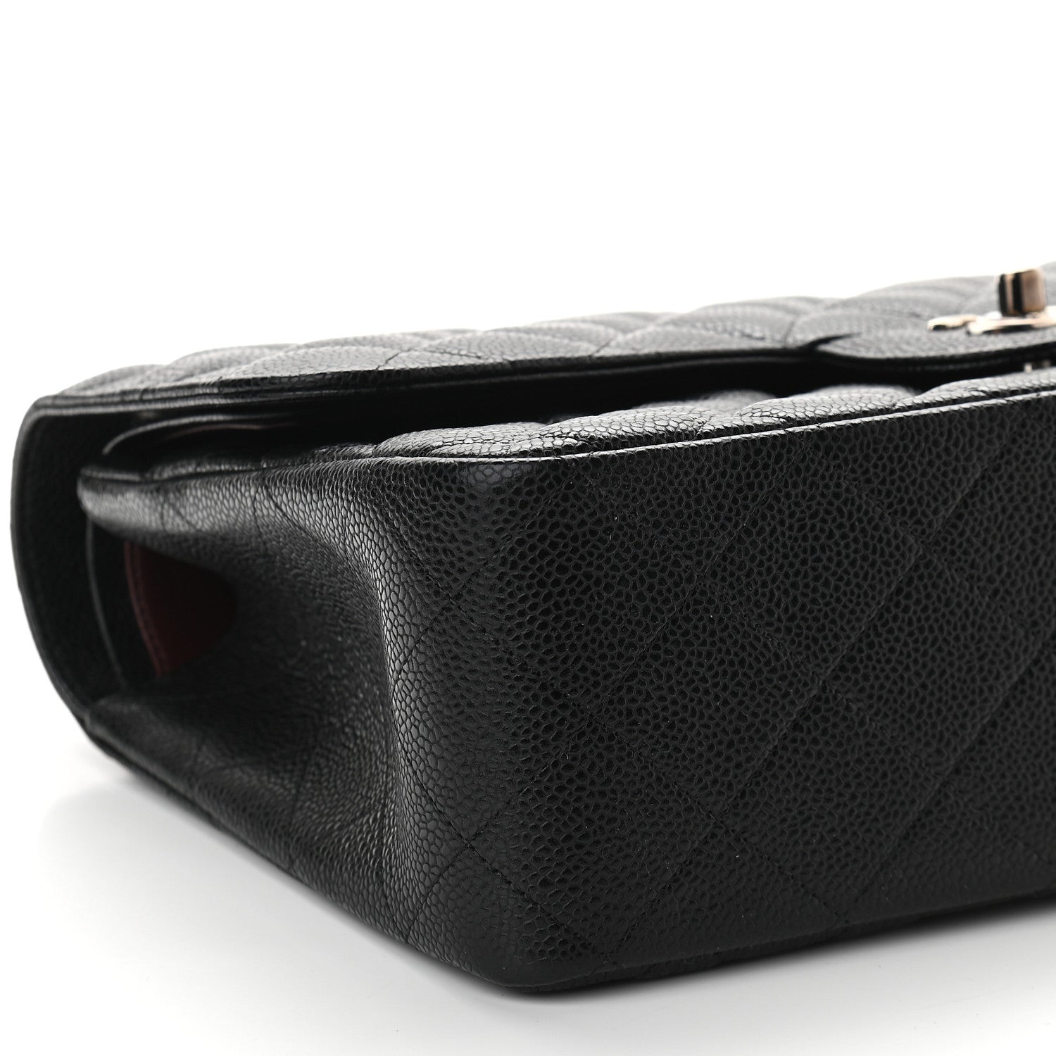 Chanel Caviar Quilted Jumbo Double Flap Black 8 of 9